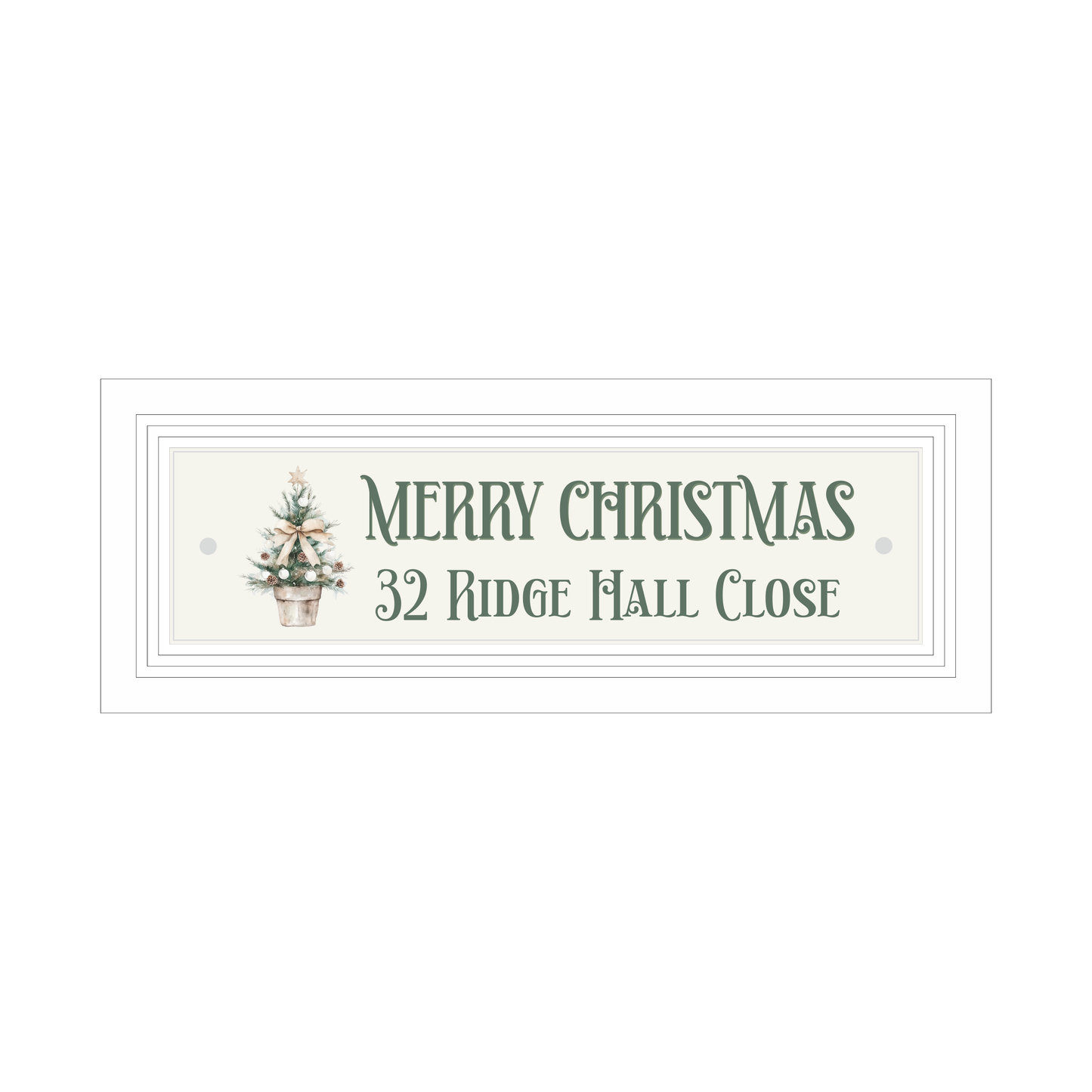Christmas Front Panel – Signature Sign