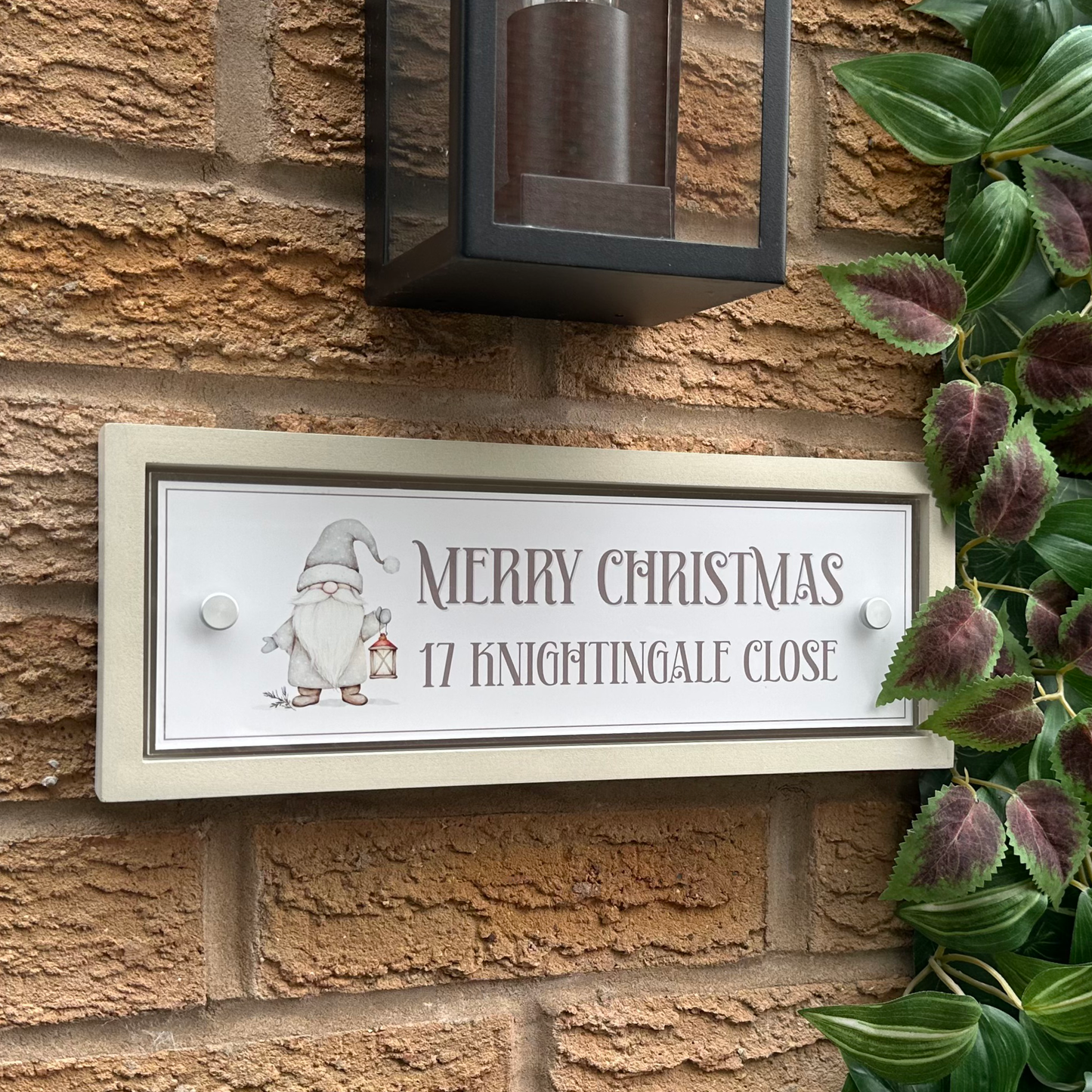 Christmas Front Panel – Edit Sign
