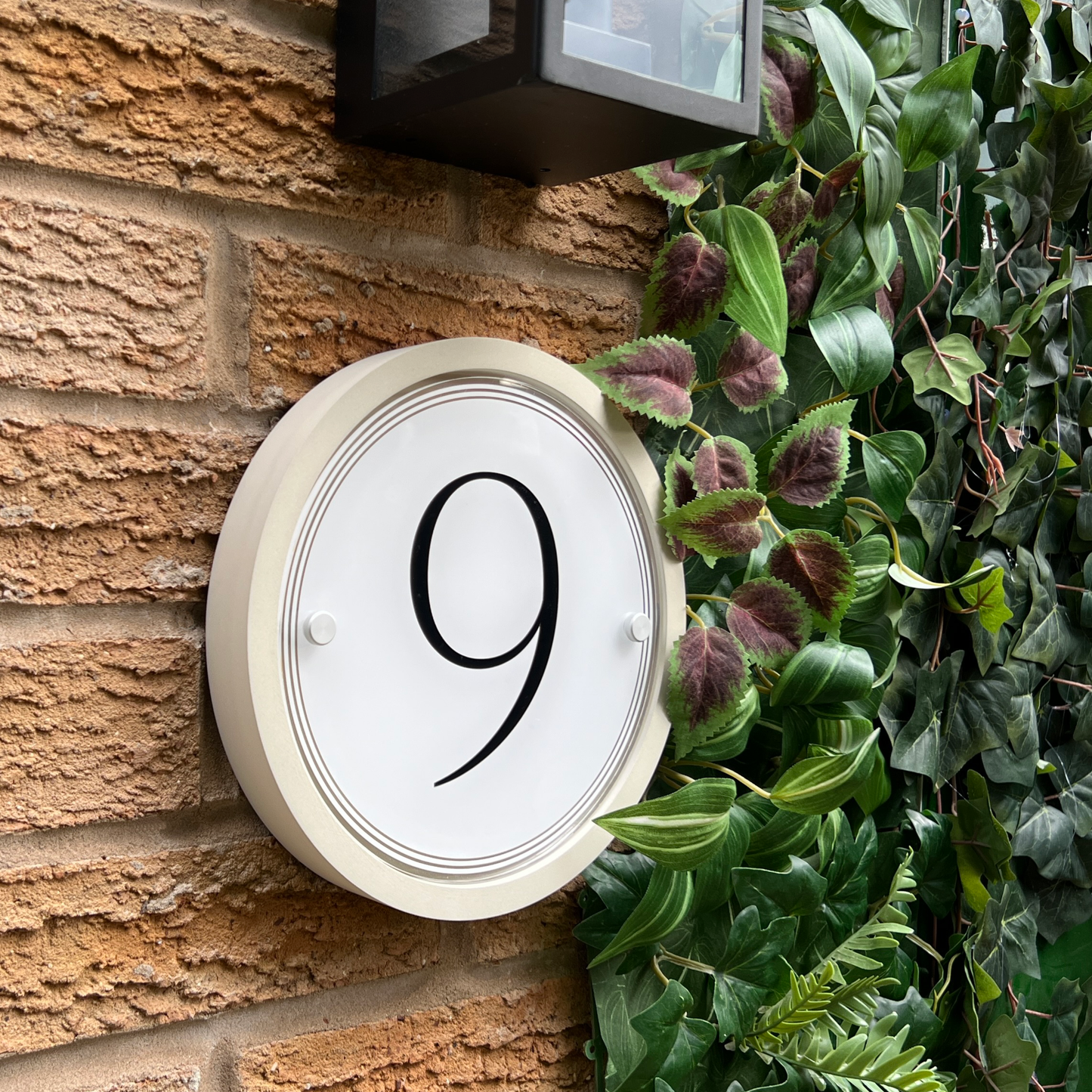 Edit Circulus | Personalised Designer House Sign with Acrylic Front & Portland Stone Back