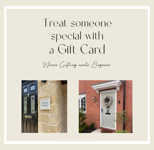 Luxury House Sign Gift Card – Personalised and Thoughtful Gift