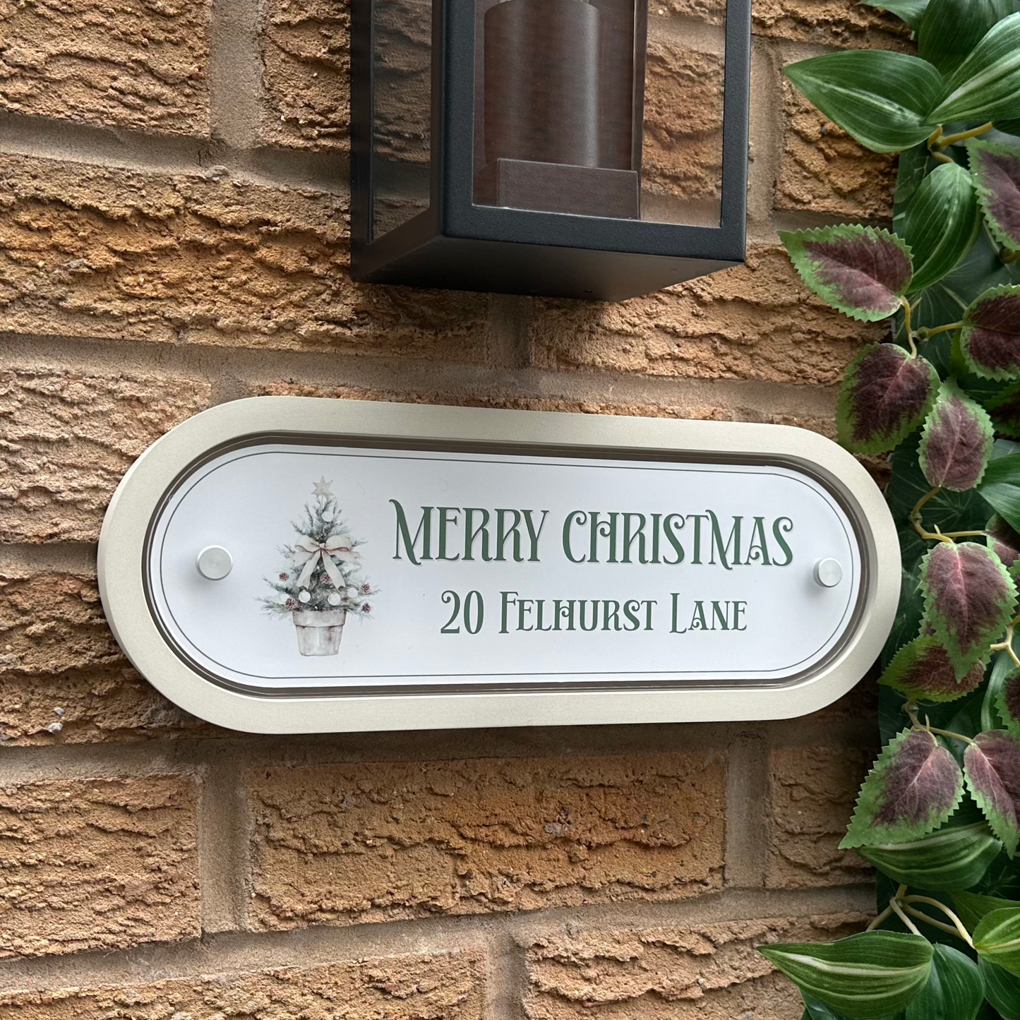 Christmas Front Panel – Edit Sign