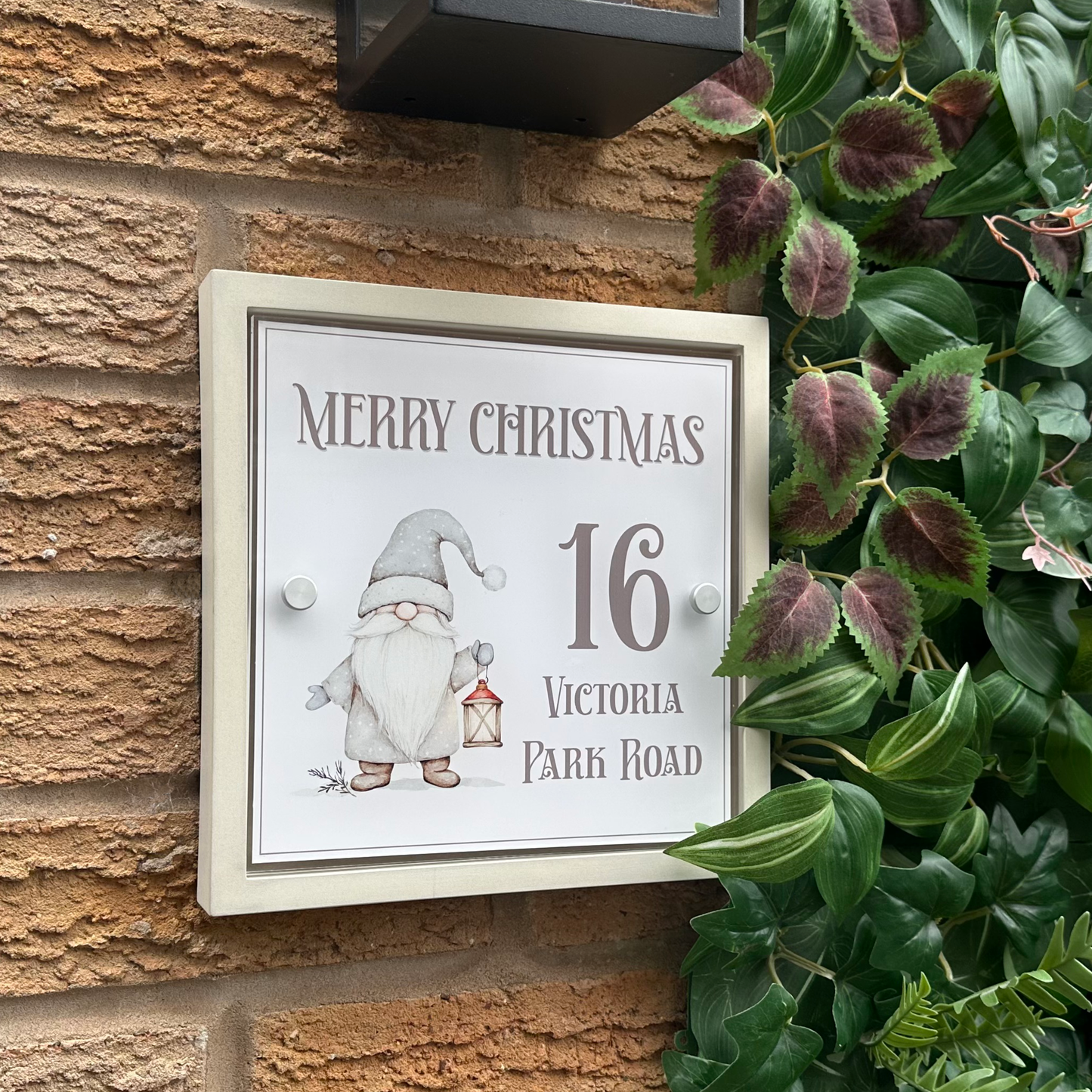 Christmas Front Panel – Edit Sign