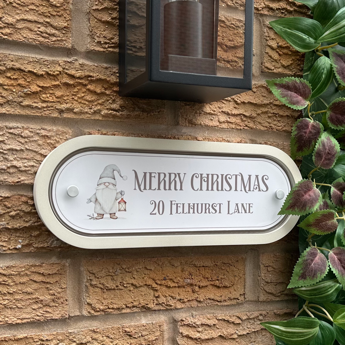 Christmas Front Panel – Edit Sign