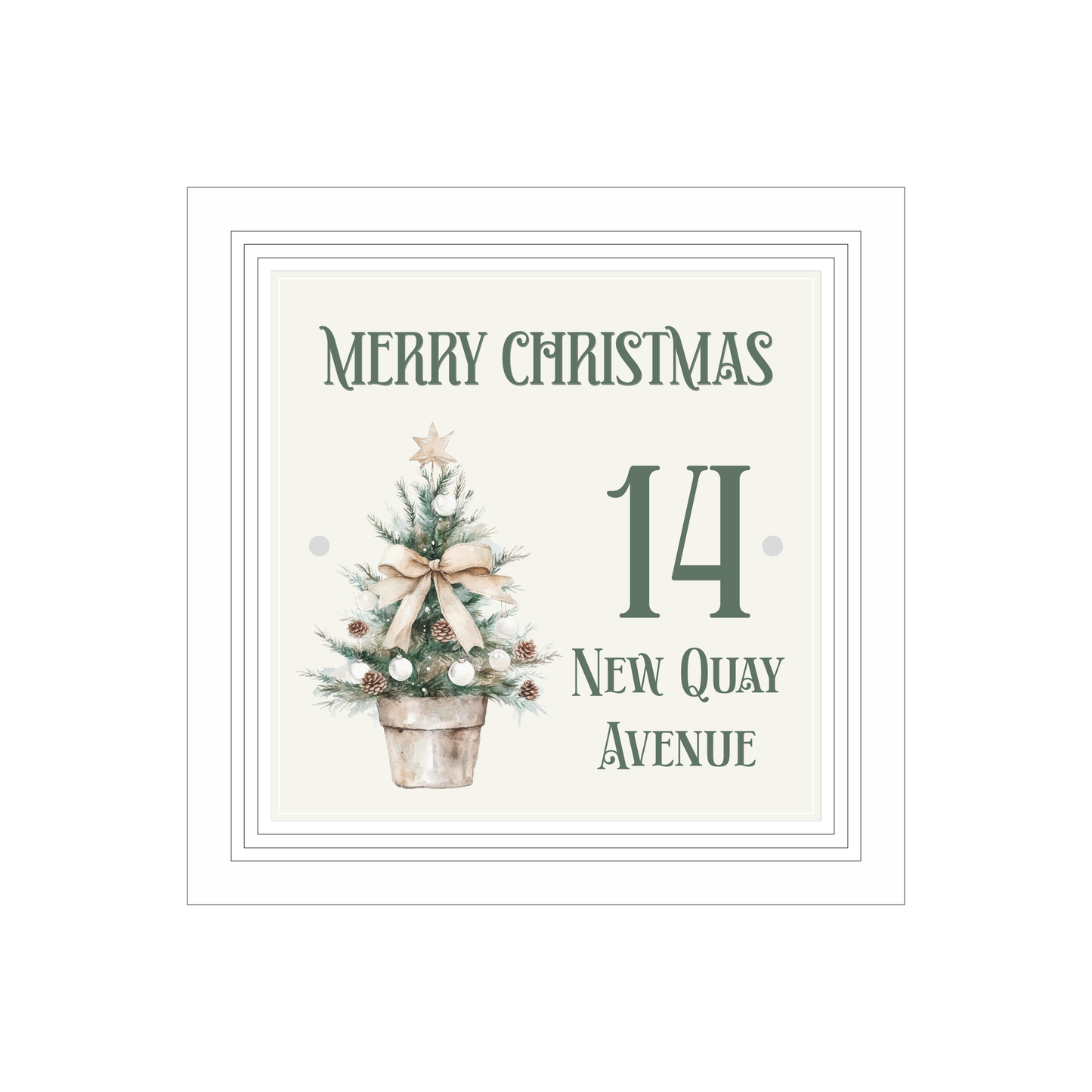 Christmas Front Panel – Signature Sign