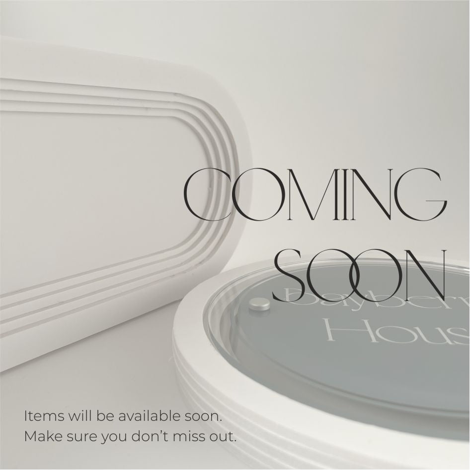 Grande Rectangulum | Personalised Designer House Sign with Acrylic Front & Cast Stone Coffered Back