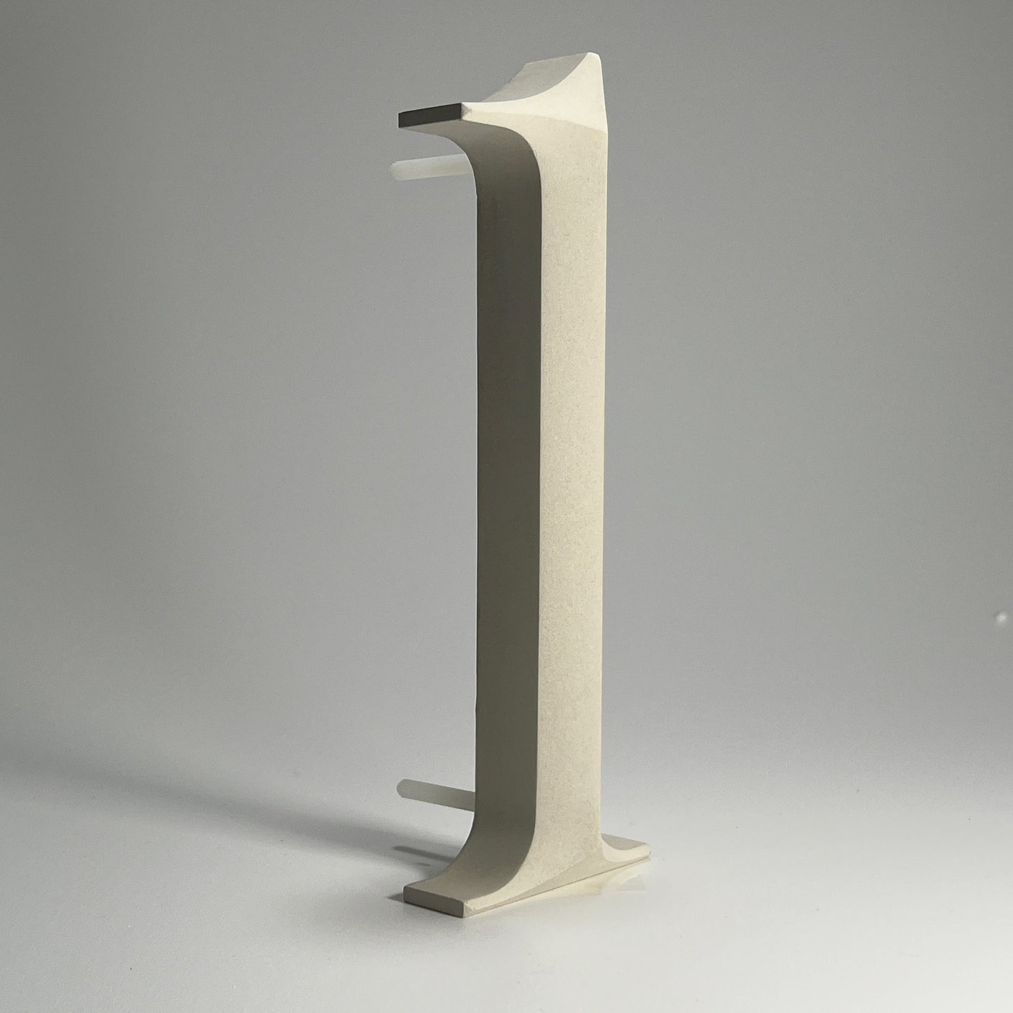 Floating prismatic house number ‘1’, crafted in an elegant design, perfect for modern homes and house signs.