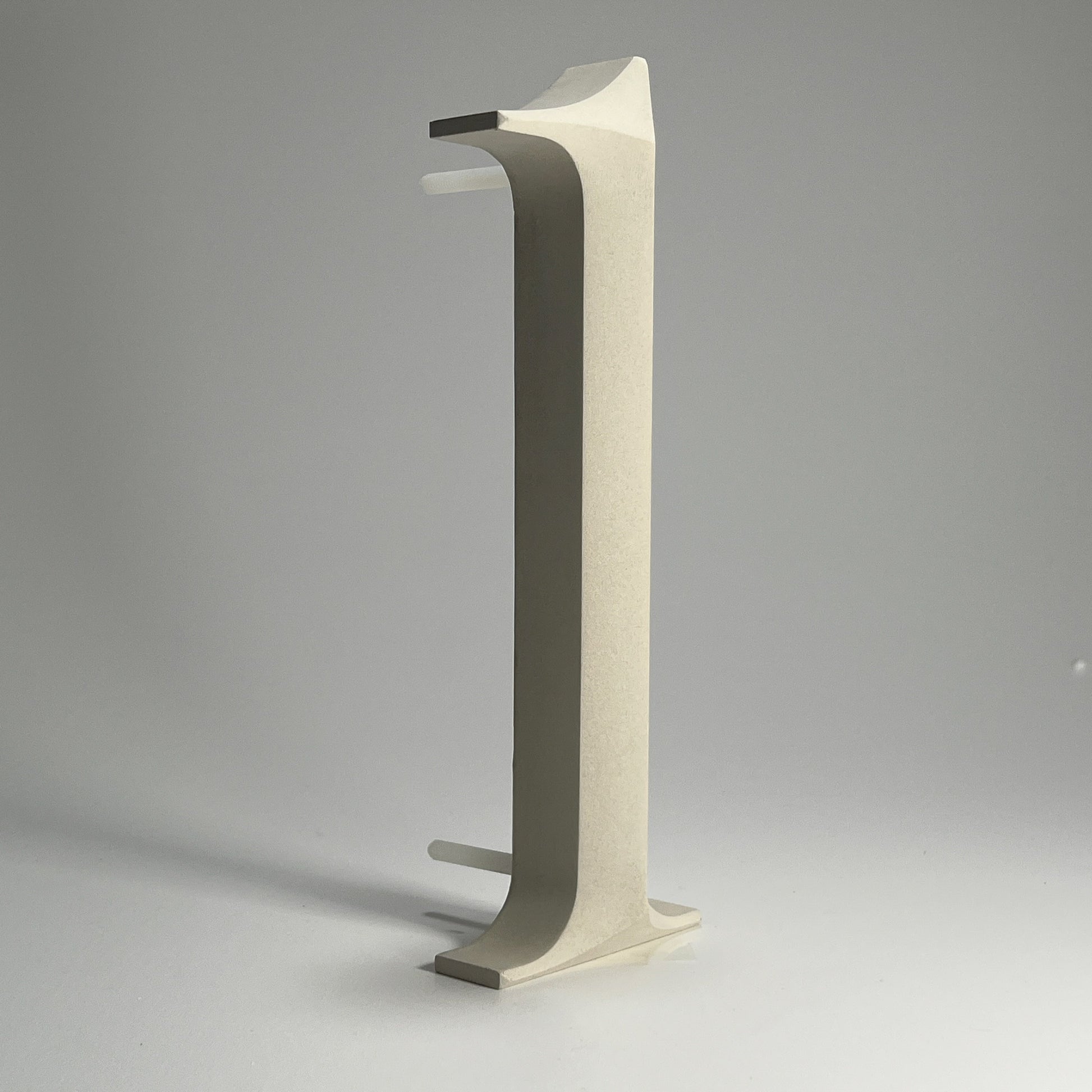 Floating prismatic house number ‘1’, crafted in an elegant design, perfect for modern homes and house signs.