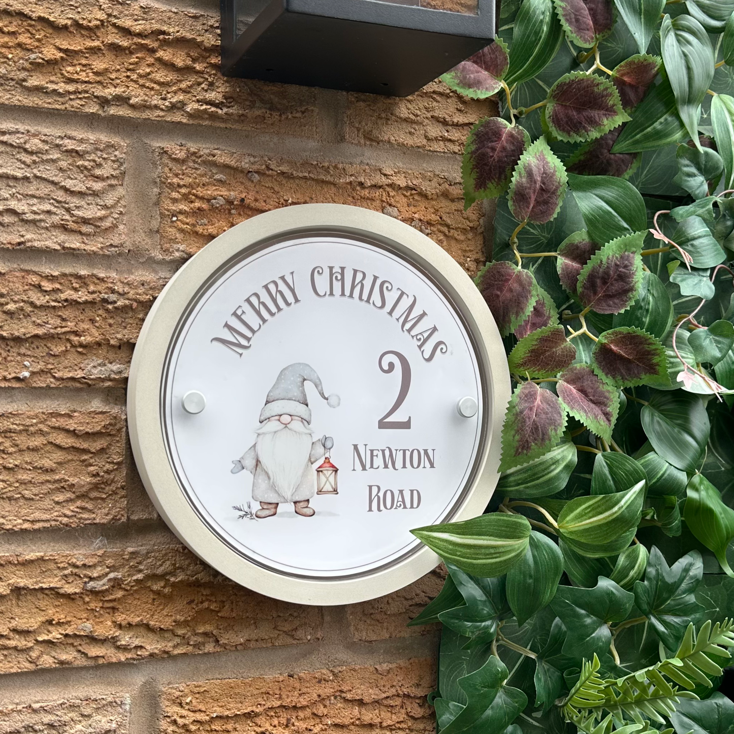 Christmas Front Panel – Edit Sign