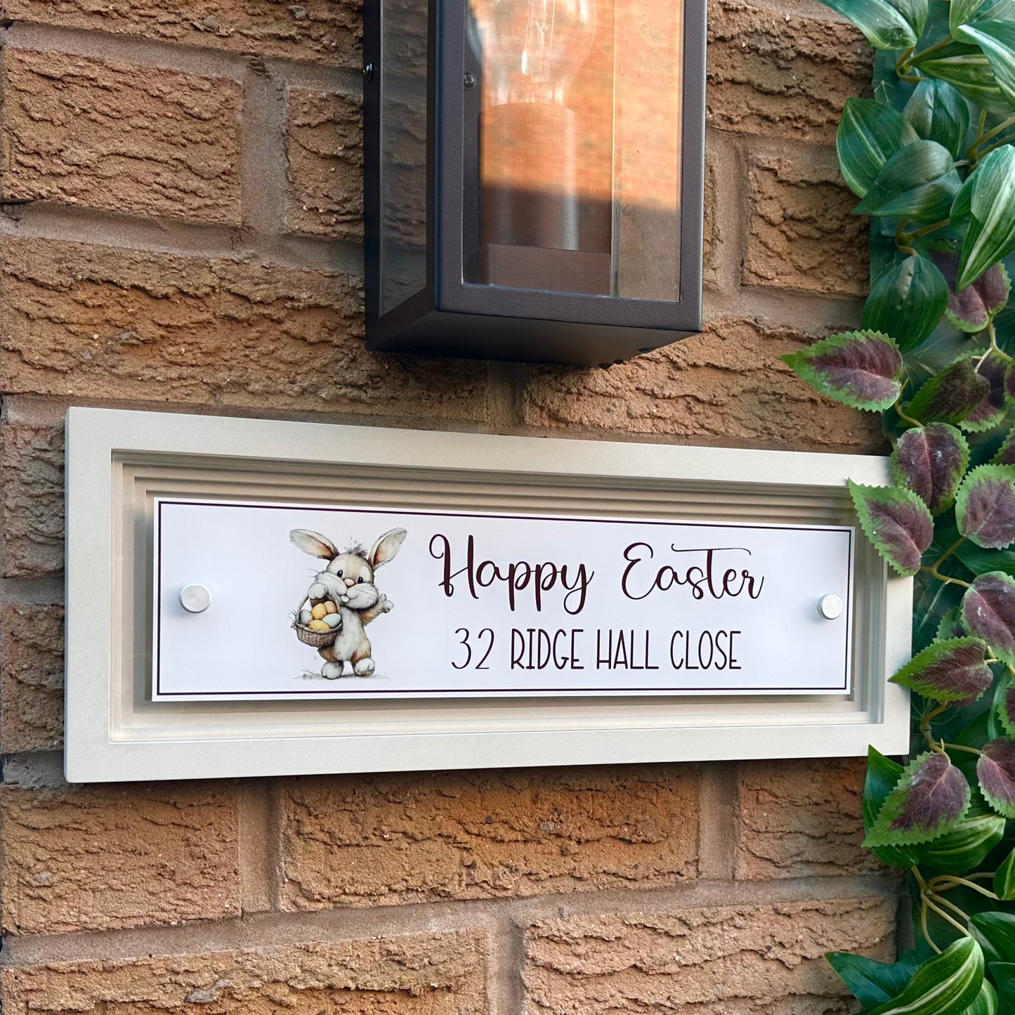 Decorative Personalised Easter Front Panel – Signature Sign