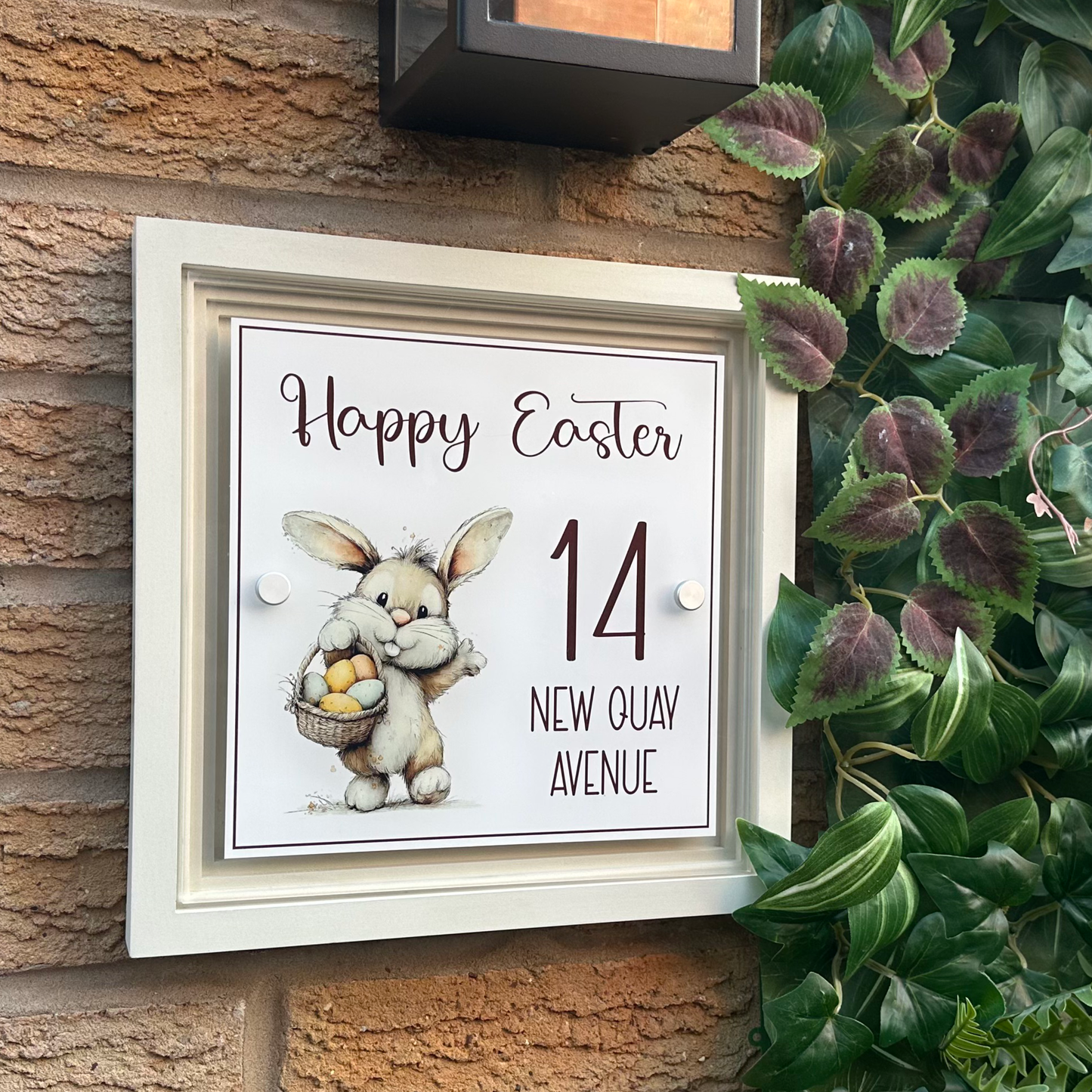 Decorative Personalised Easter Front Panel – Signature Sign