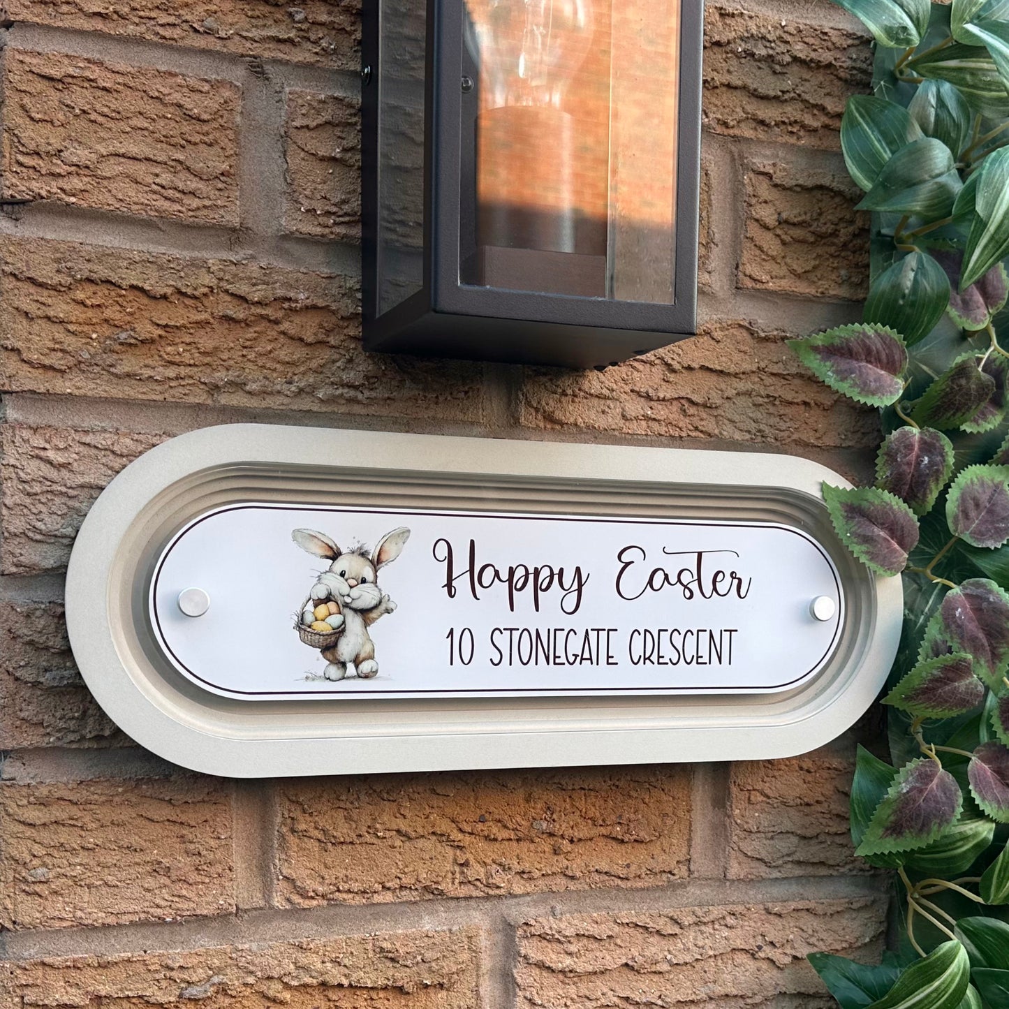 Decorative Personalised Easter Front Panel – Signature Sign