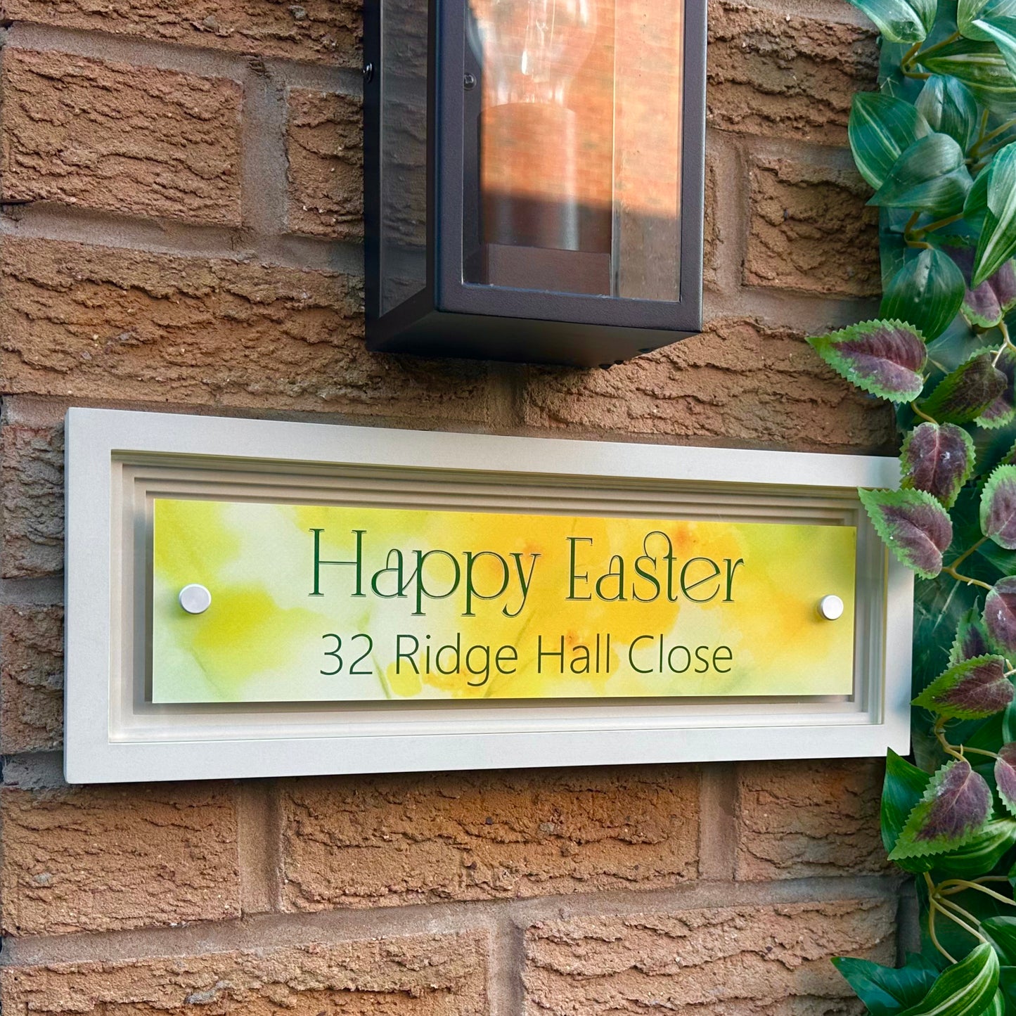 Decorative Personalised Easter Front Panel – Signature Sign