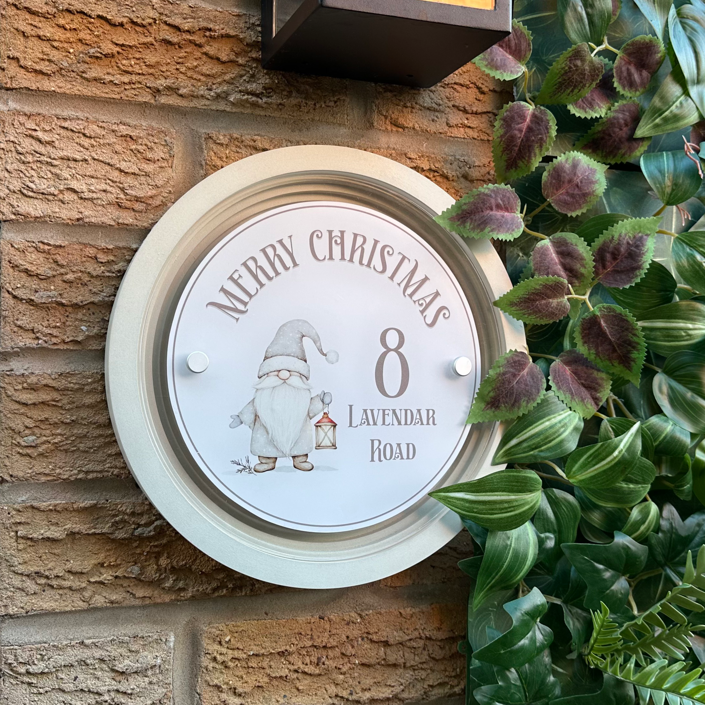 Decorative Personalised Christmas Front Panel – Signature Sign