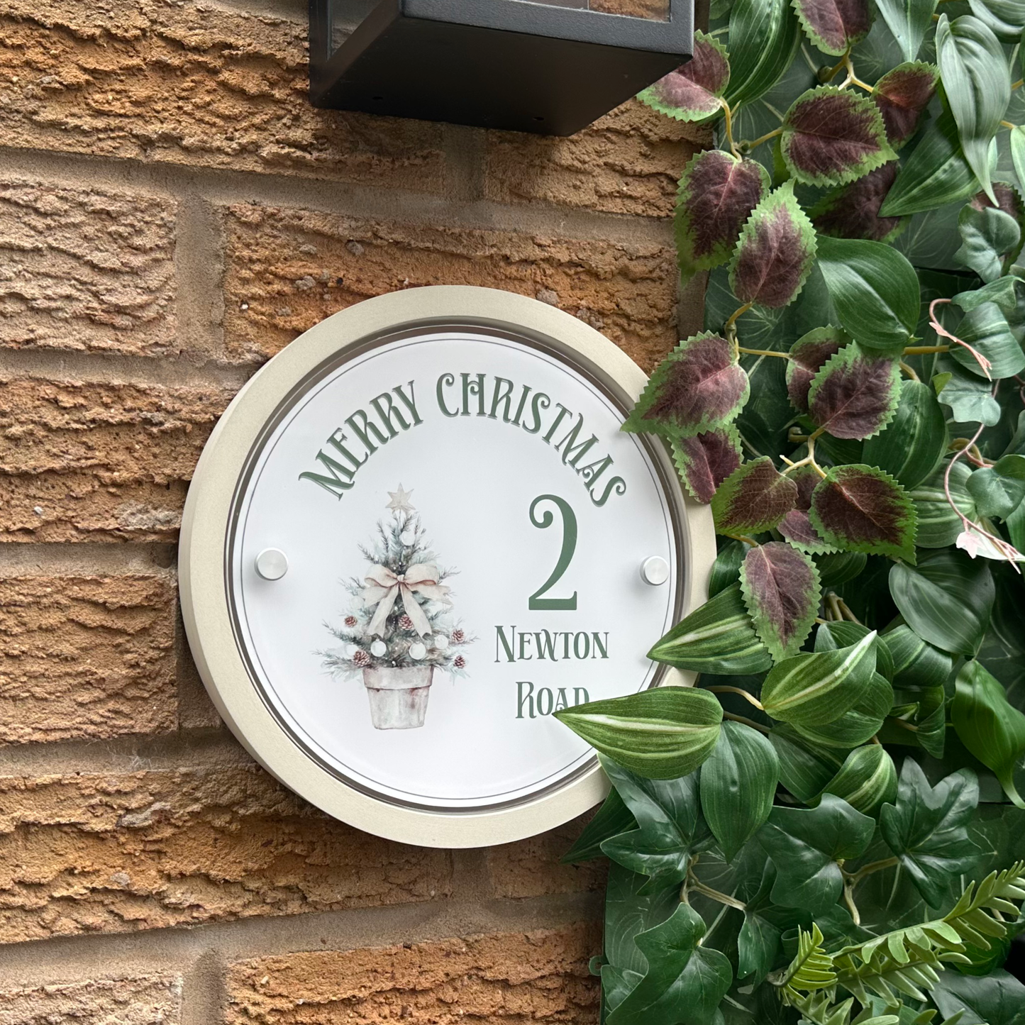 Christmas Front Panel – Edit Sign