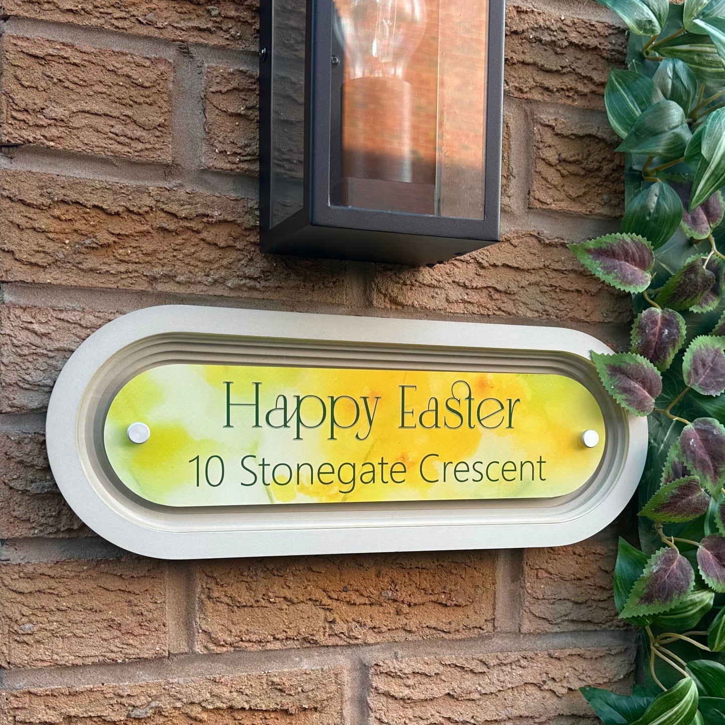 Decorative Personalised Easter Front Panel – Signature Sign