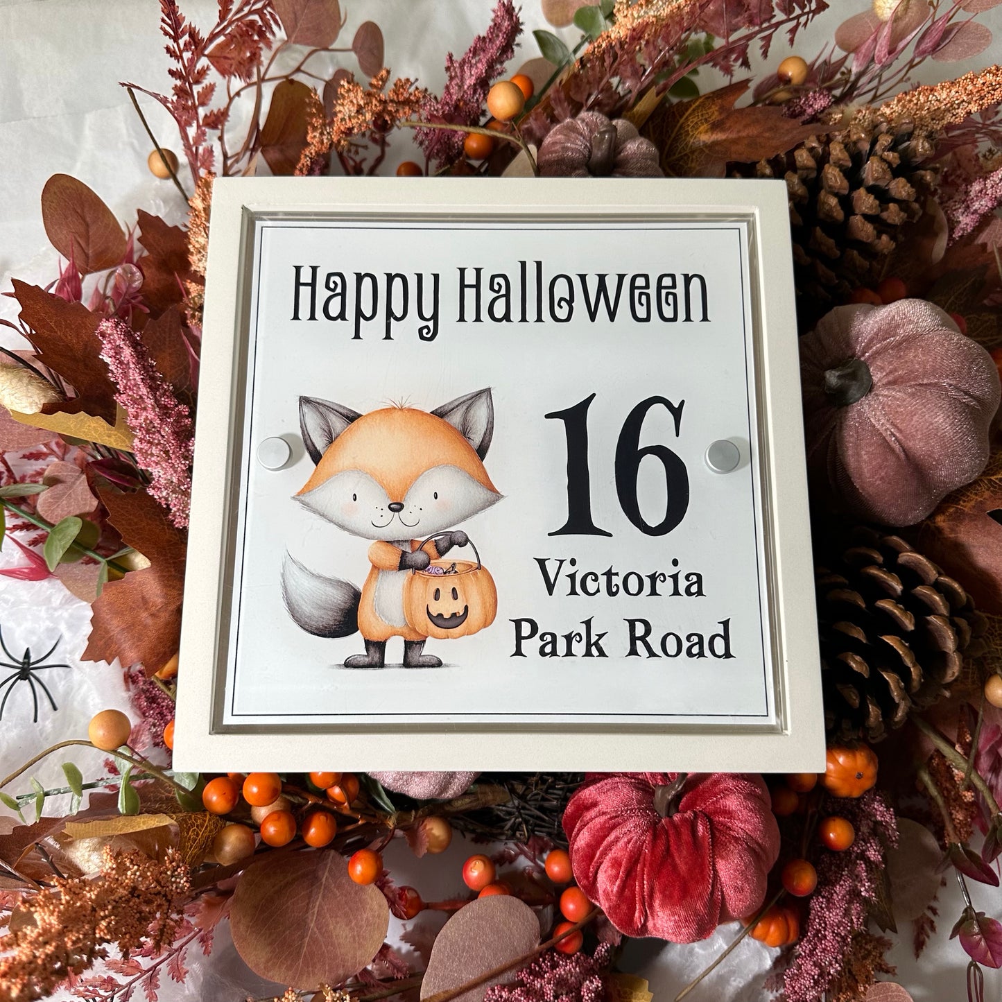 Decorative Personalised Halloween Front Panel – Edit Sign
