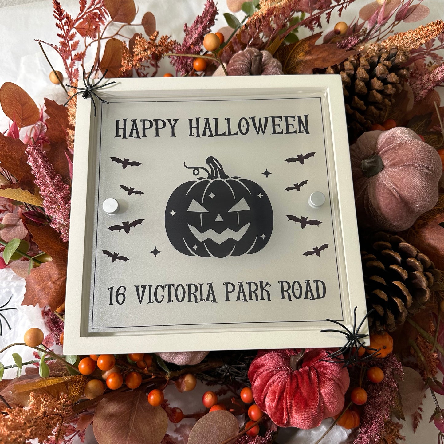 Decorative Personalised Halloween Front Panel – Edit Sign