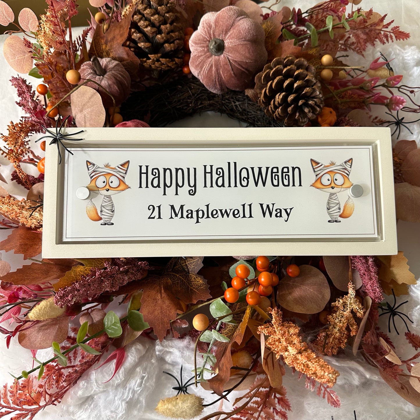 Decorative Personalised Halloween Front Panel – Edit Sign