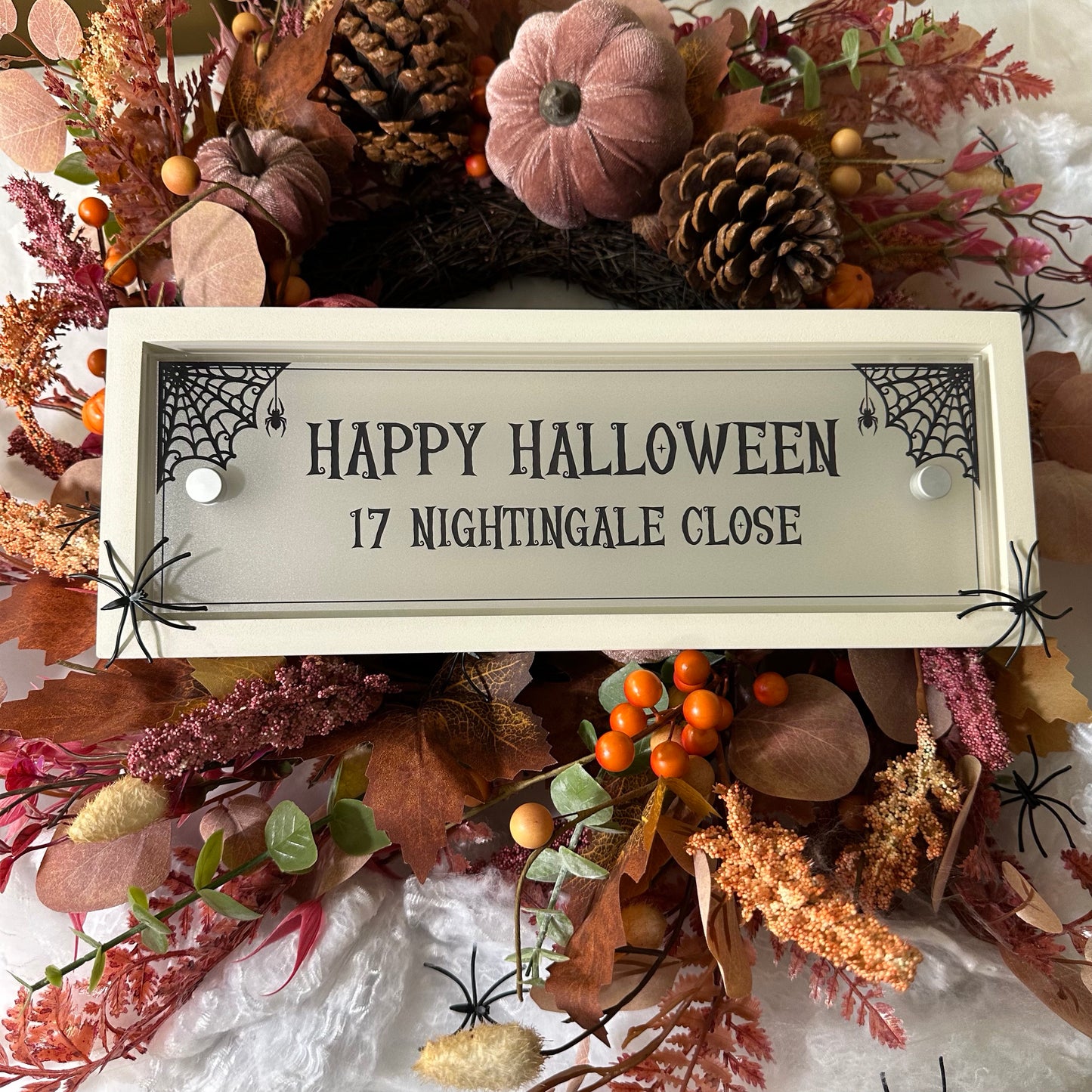 Decorative Personalised Halloween Front Panel – Edit Sign