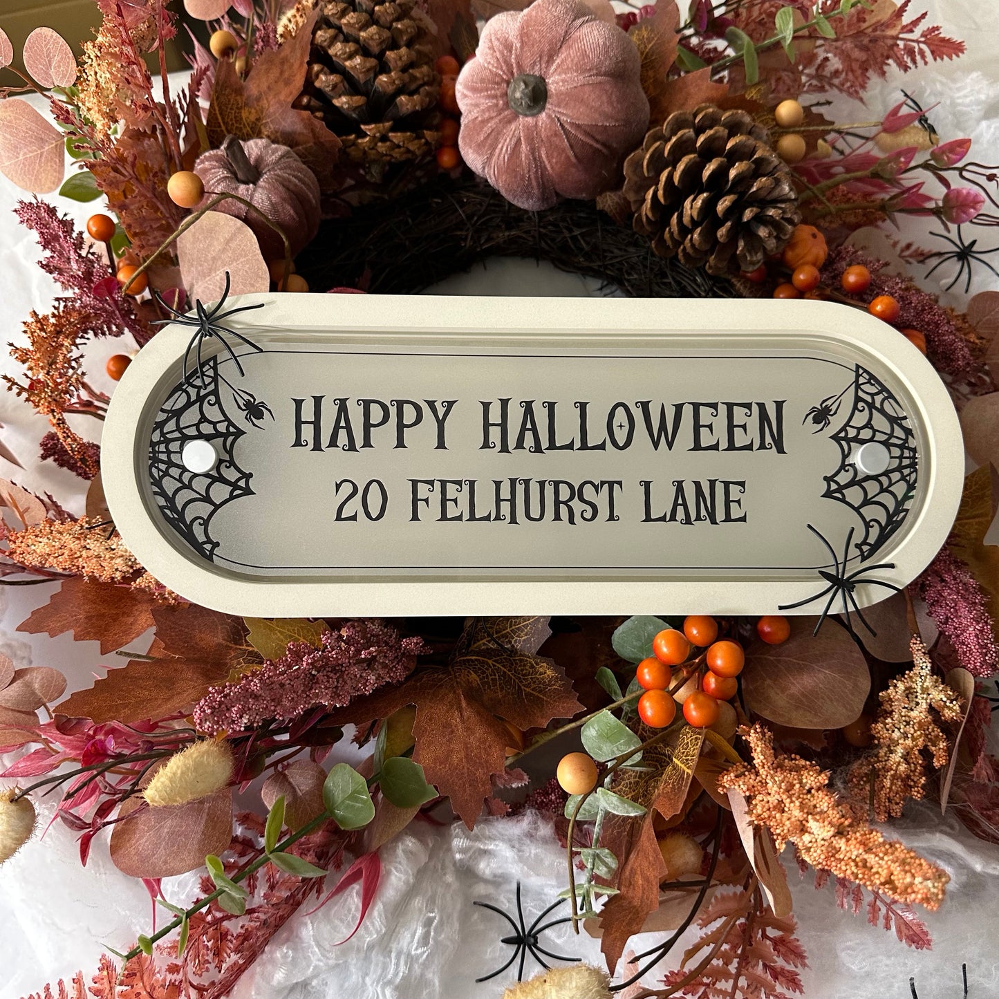 Decorative Personalised Halloween Front Panel – Edit Sign