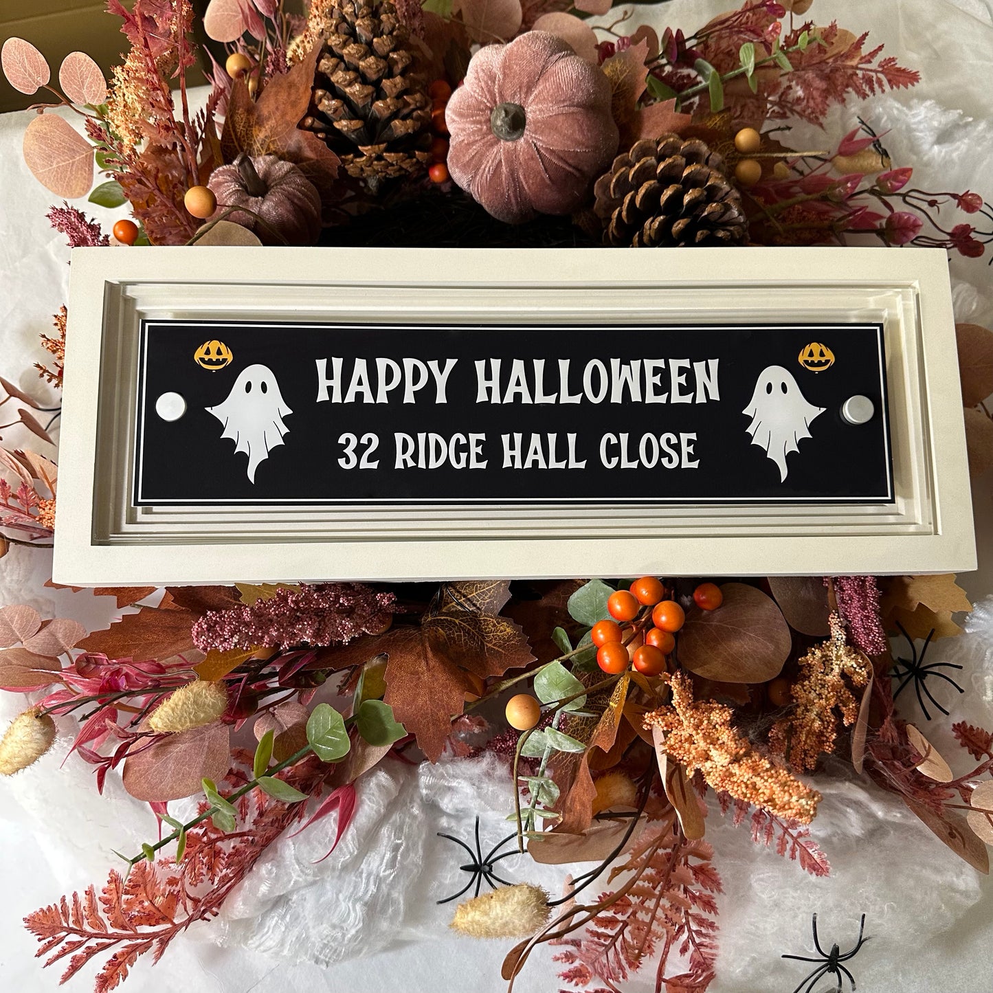 Decorative Personalised Halloween Front Panel – Signature Sign