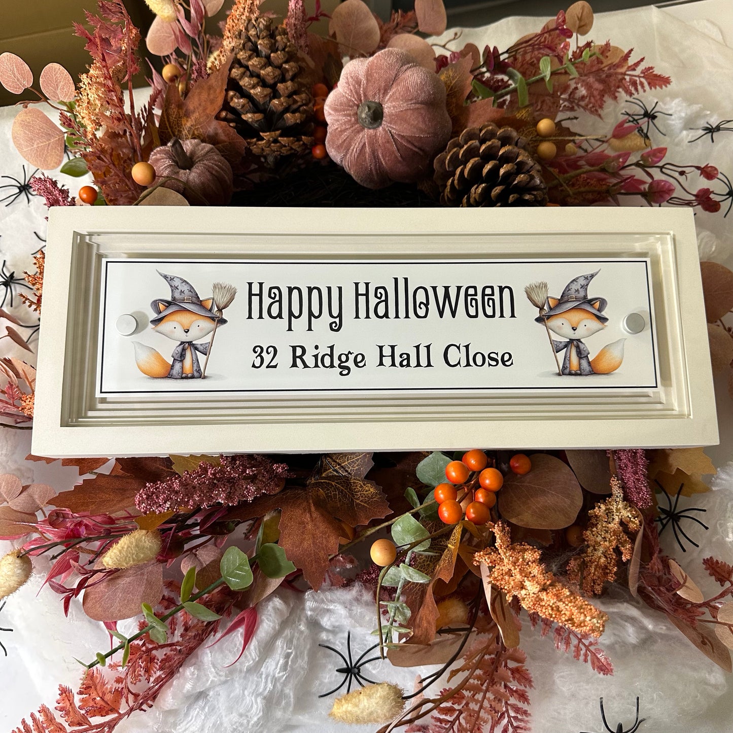 Decorative Personalised Halloween Front Panel – Signature Sign