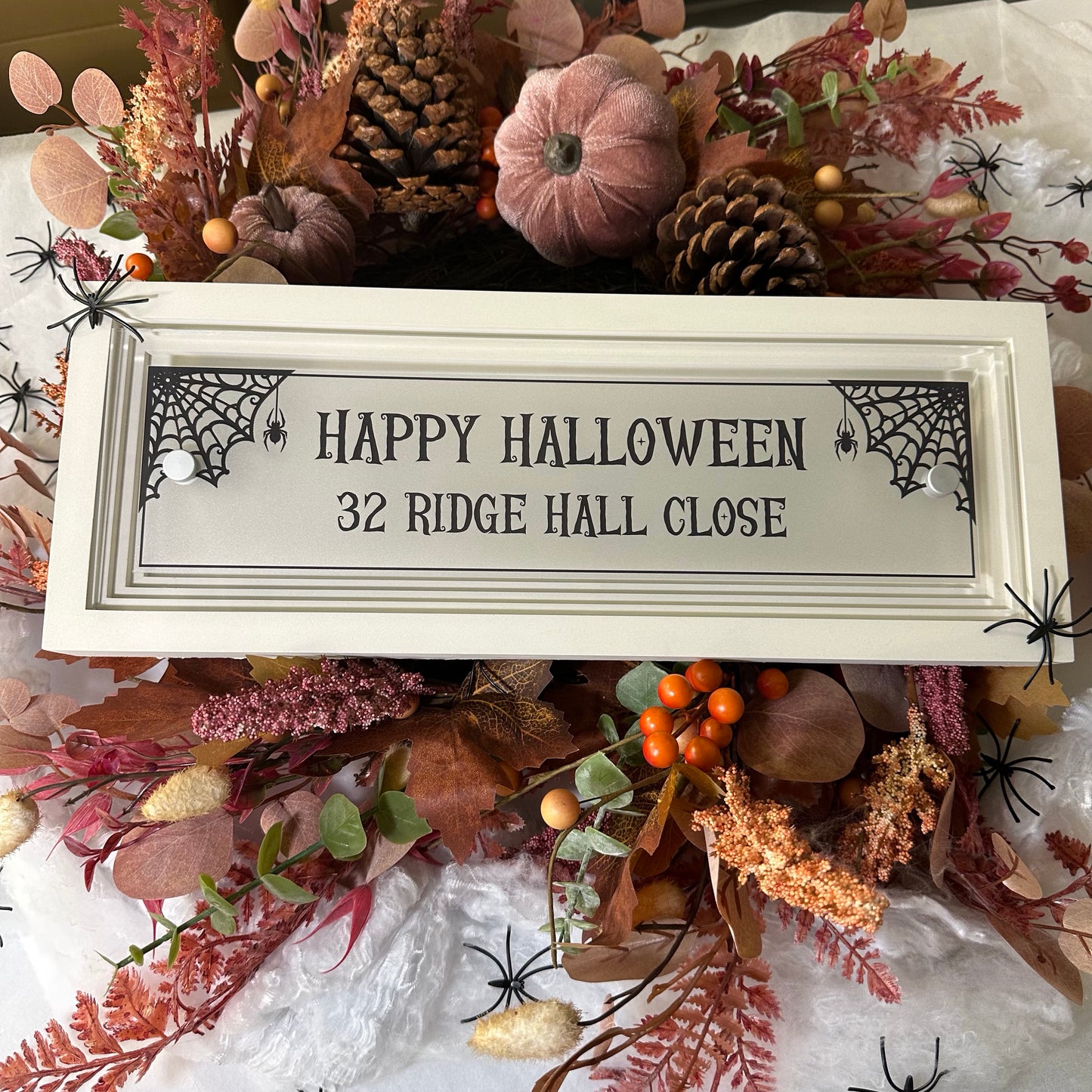 Decorative Personalised Halloween Front Panel – Signature Sign