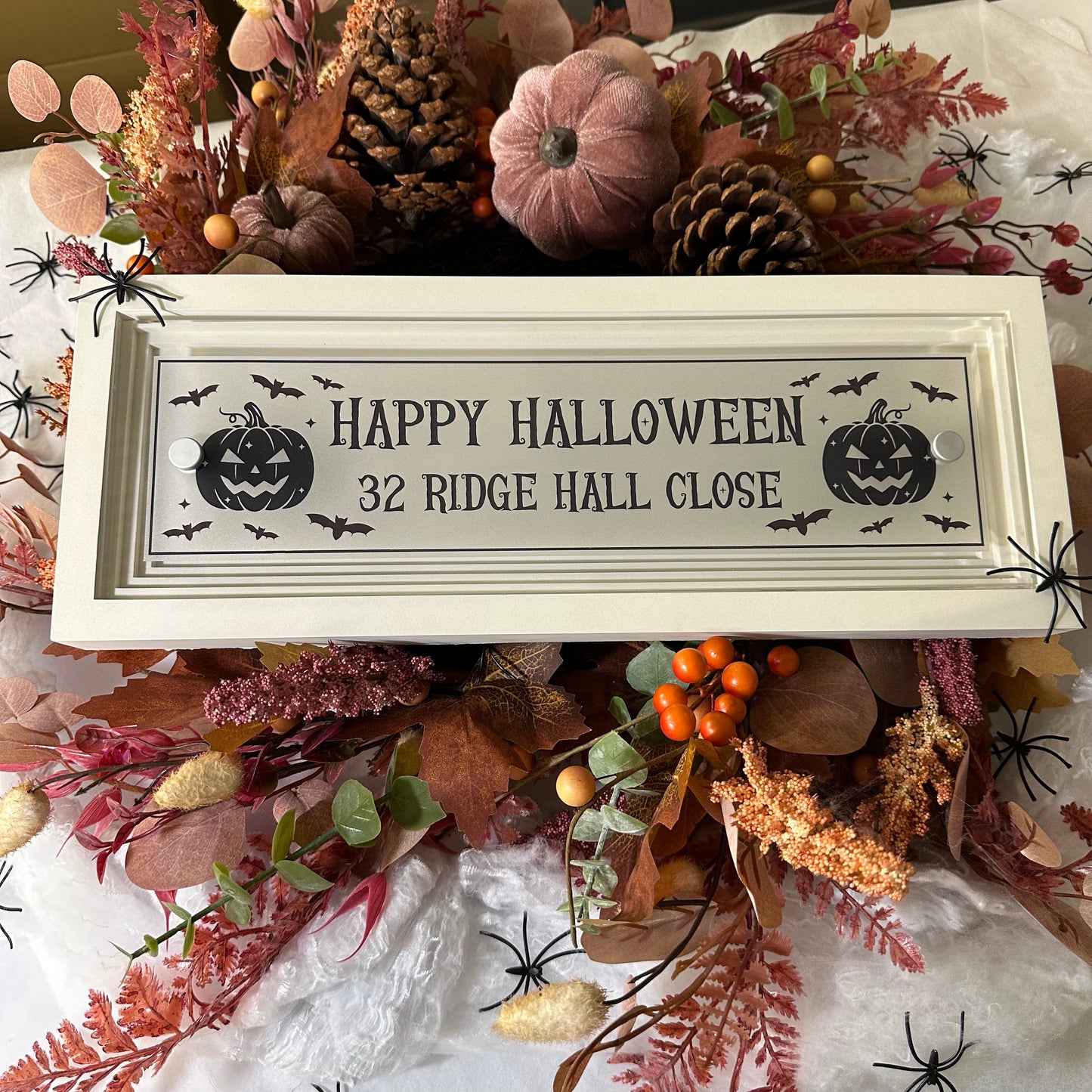 Decorative Personalised Halloween Front Panel – Signature Sign