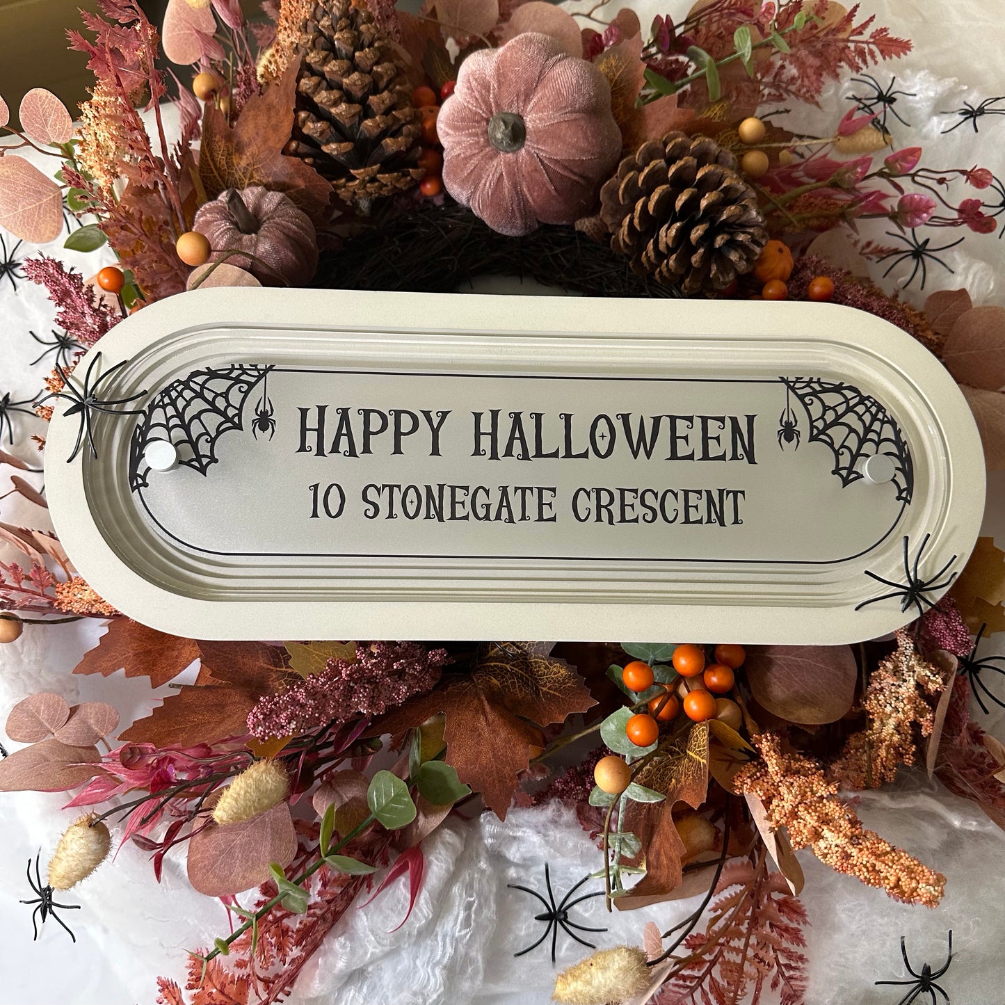 Decorative Personalised Halloween Front Panel – Signature Sign
