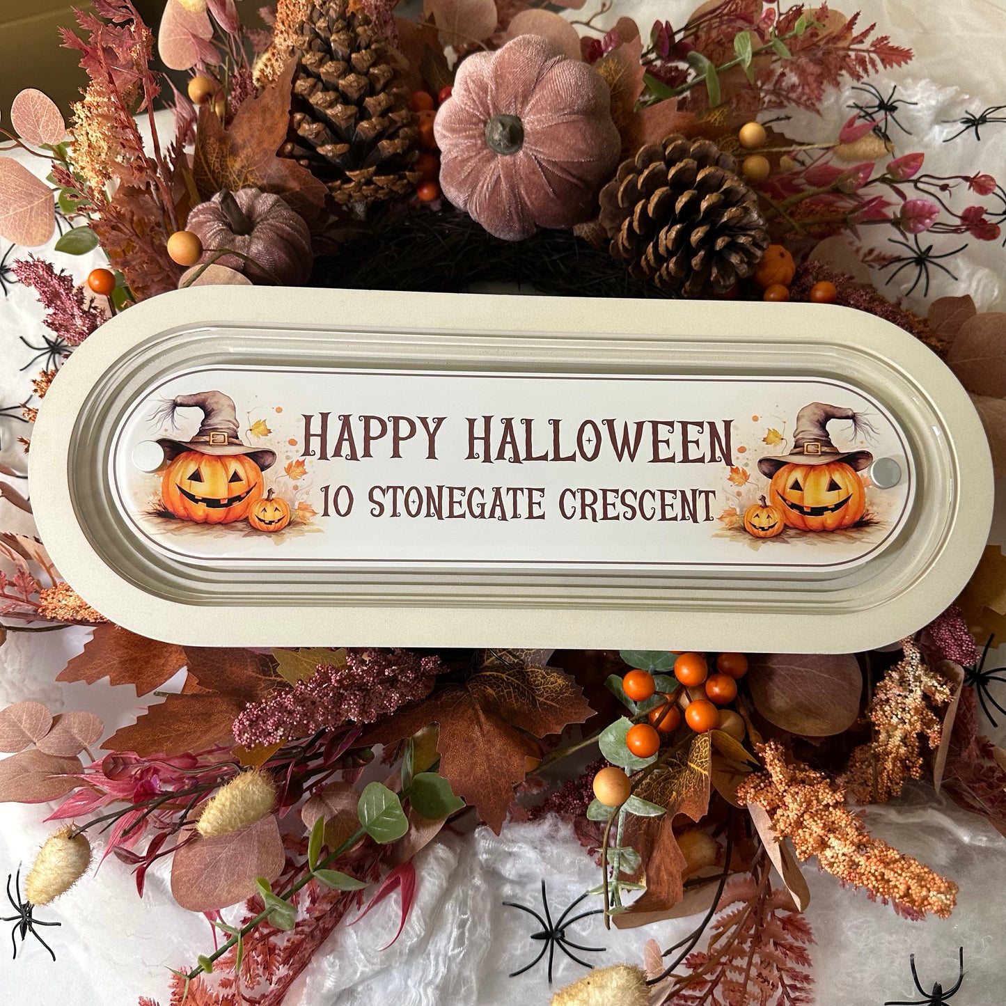 Decorative Personalised Halloween Front Panel – Signature Sign